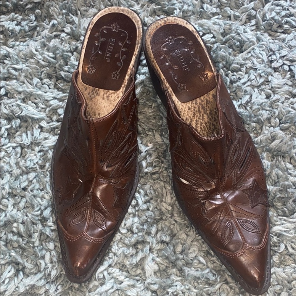 Fioni Brown Shoes Cowboy